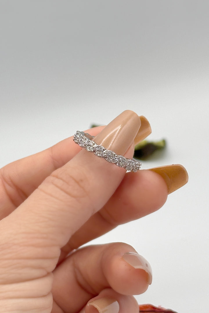 CZ Band Ring