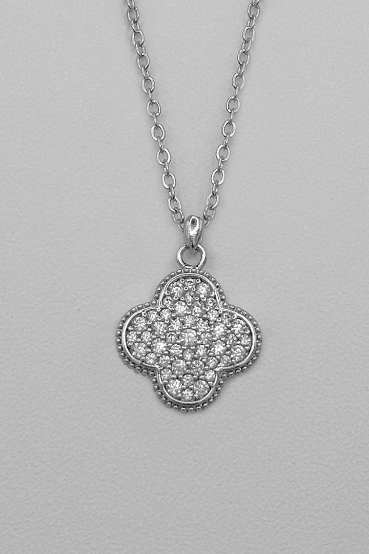 Leaf clover necklace for women 
