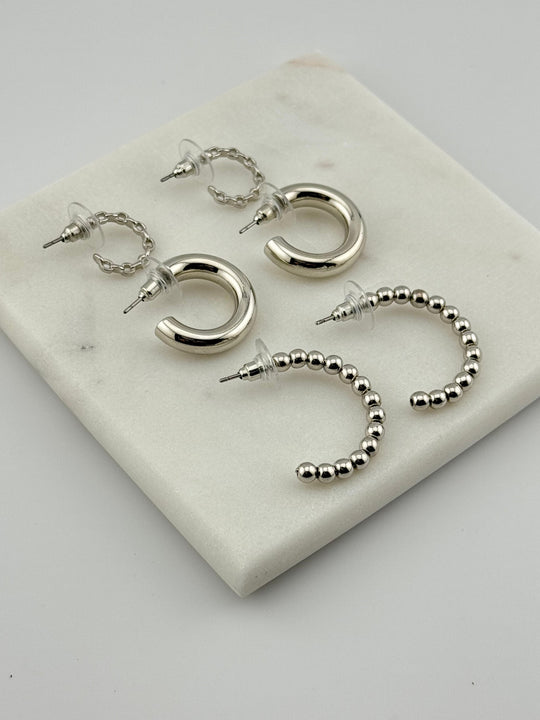 Micara - Creamy Blooms - Earrings