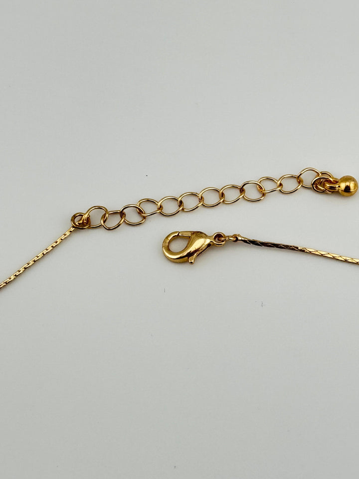 Gold Multi-Layer Necklace Earring Set with Layered Chains and Round Studs